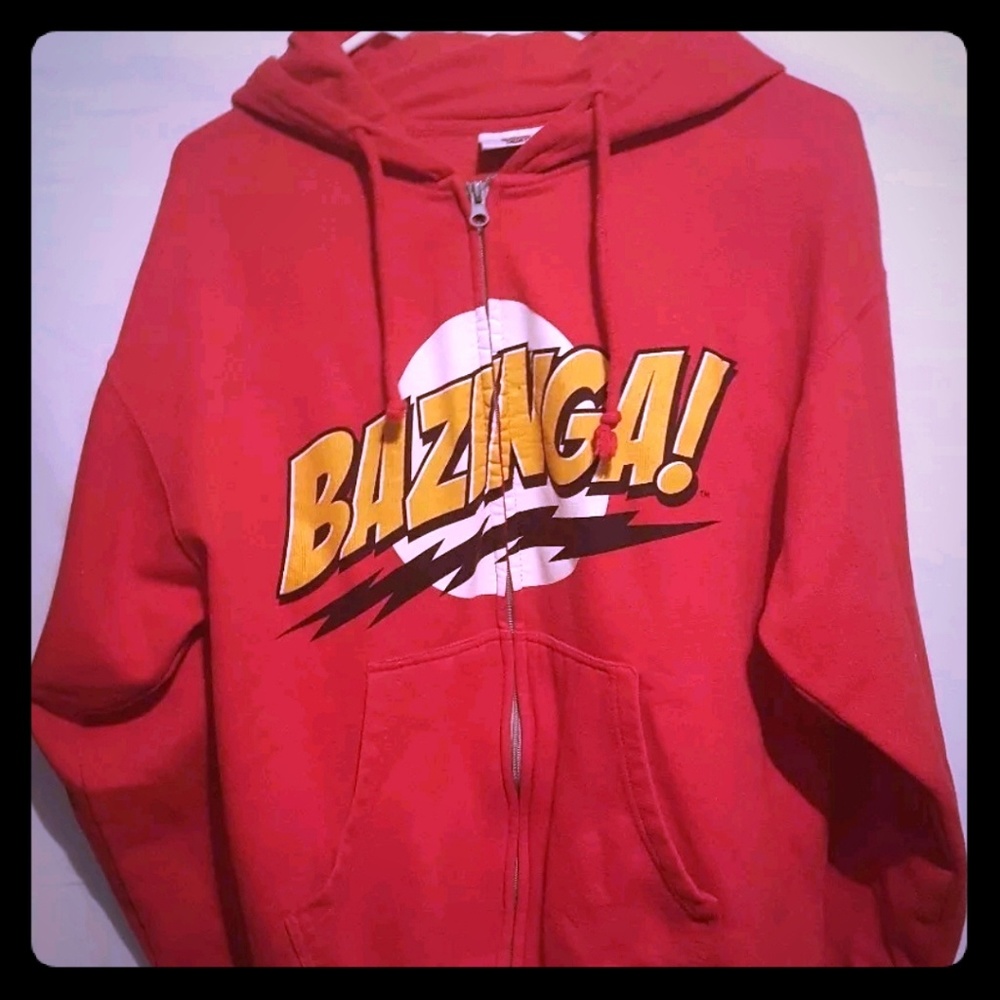 Big Bang Theory Hoodie Sweatshirt BAZINGA!